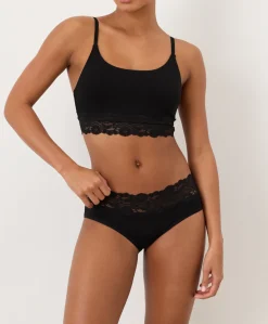 Organic Lace Modern Scoop Bralette 3-Pack