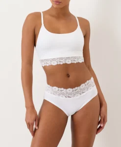 Organic Lace Modern Scoop Bralette