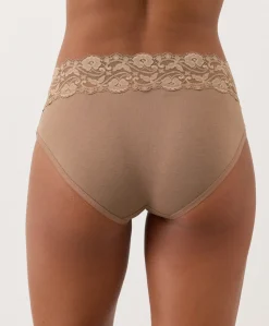 Organic Lace Waist Brief