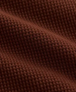 Organic Thermal Waffle Wide Leg Pant